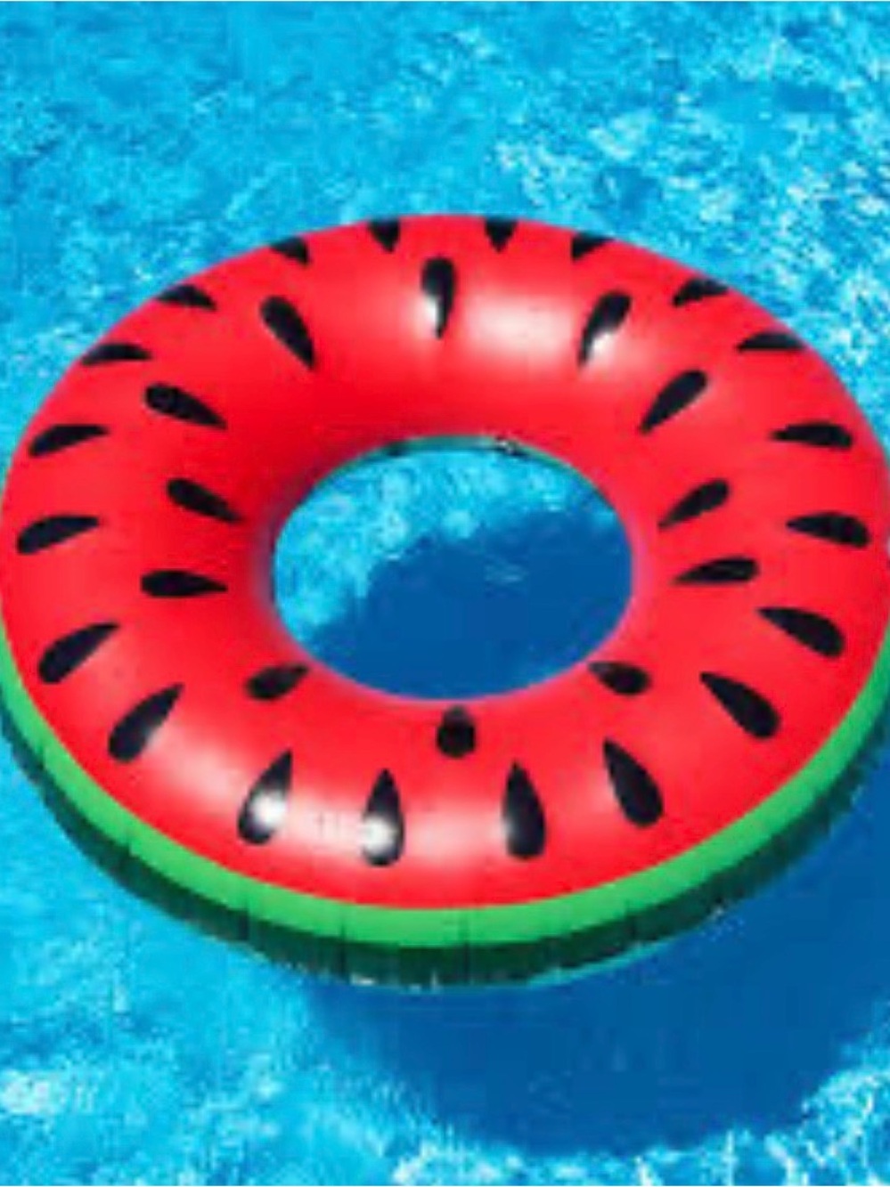 NWT Watermelon Inflatable Pool Tube - Red & Green